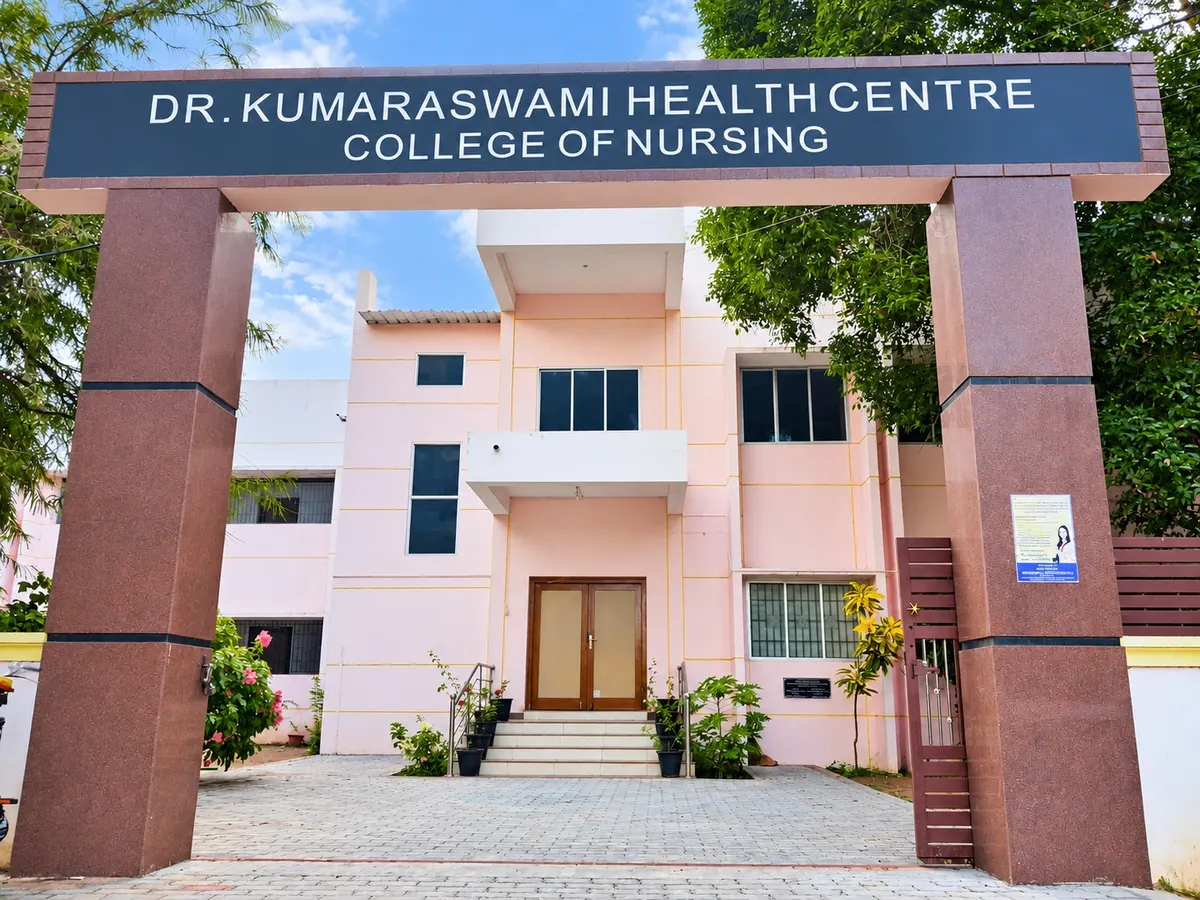 Dr. Kumaraswami Health Centre College of Nursing entrance