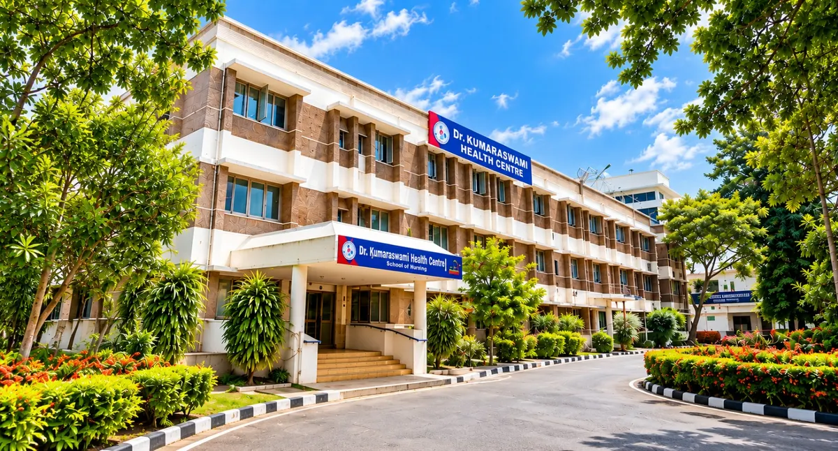 Dr. Kumaraswami Health Centre School of Nursing building